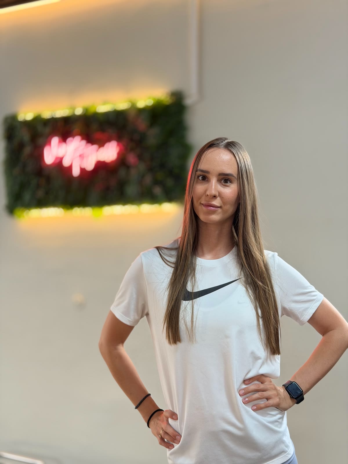 Vanja Drljača, personalni trener za žene, u svom studiju Vanja Fitness u Sremskoj Mitrovici